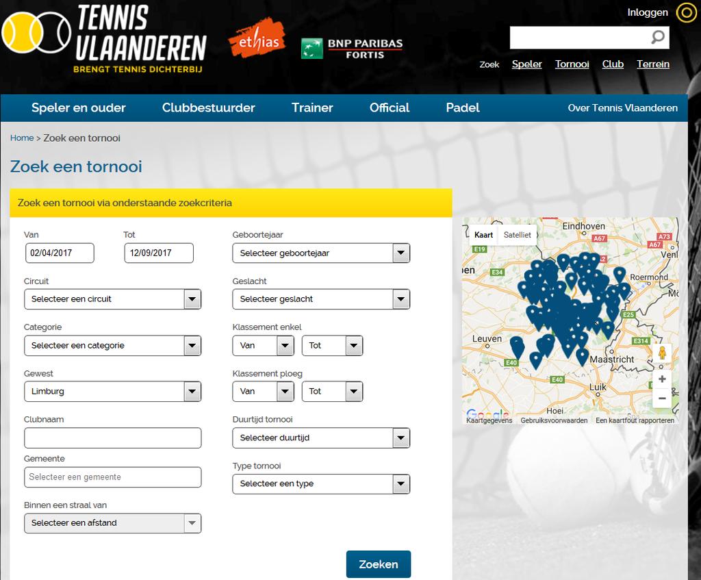Website Tennis