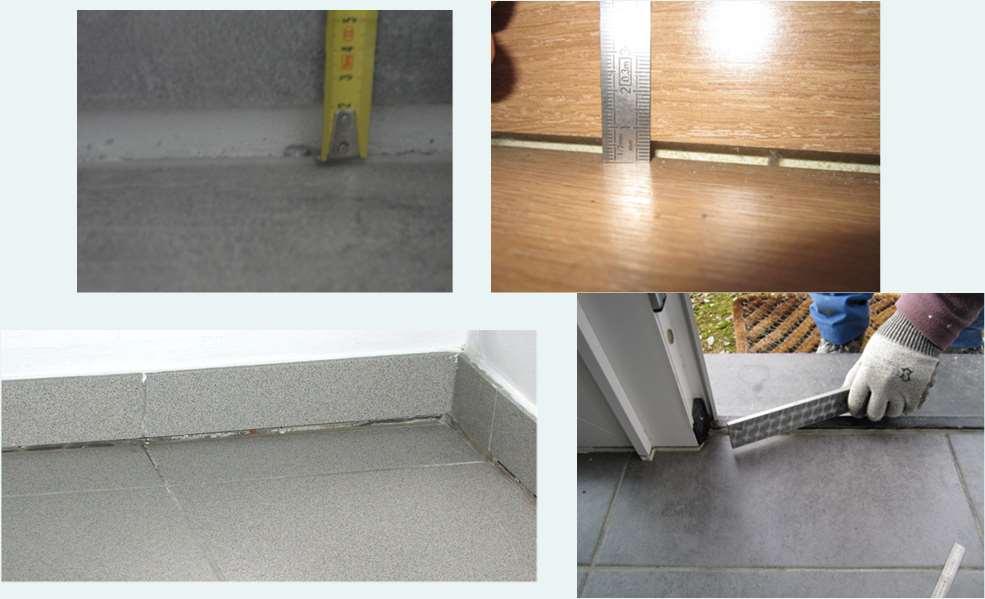 Thermische isolatie Verzakken van vloeren op gepoten PUR