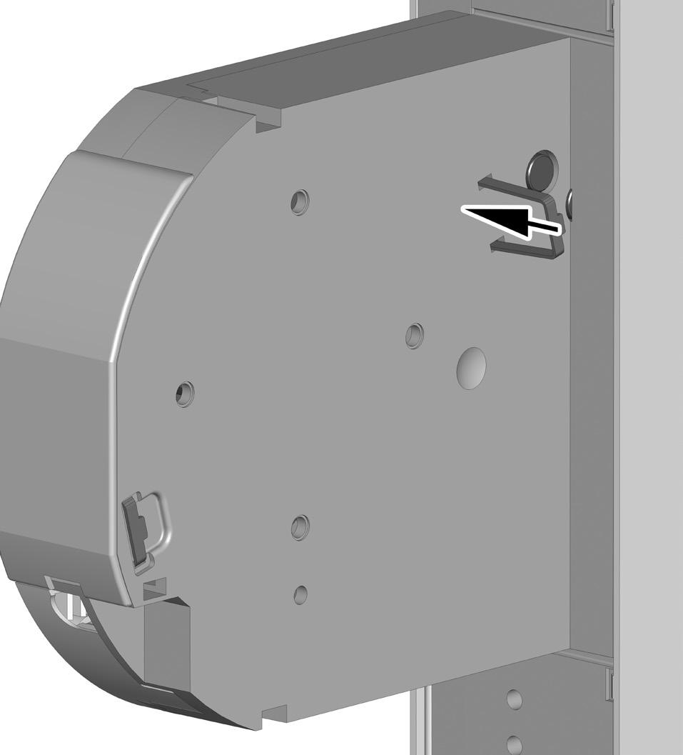 18. De band bj een defect verwjderen Als de superrollo GW190 / GW195 een keer utvalt en de motor net meer draat, kunt u met de aandrjfontgrendelng de band volledg ut de bandoproller trekken zonder