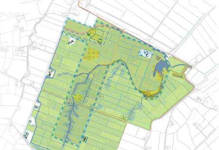 Figuur 11: combinatiekaart waarbij de habitattypen in Waal en Burg zijn geprojecteerd op de inrichtingskaart Figuur 12: locaties waar inrichtingsmaatregelen overlappen met natura 2000 habitattypen.