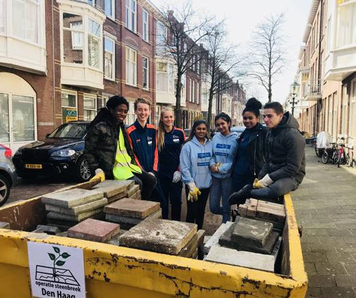 Operatie Steenbreek Zaterdag 7 april hebben wij samen met 5 andere leerlingen