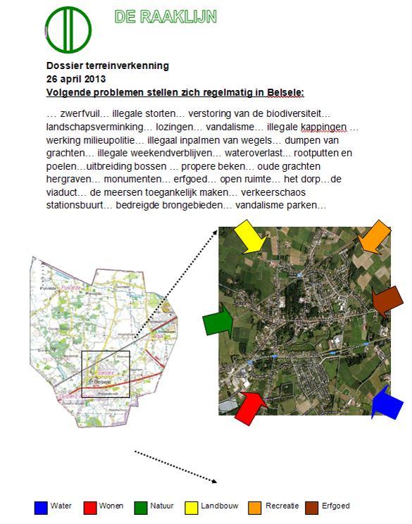 Dossier 2: Terreinverkenning Belsele Dit dossier werd