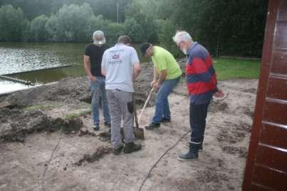 4 Juli de laatste schotten geplaatst, met schot 23 (van de 24) een spier in