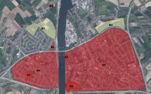 Conform het afwegingskader mbt de wenselijkheid van inplanting van nieuwe woonzones in geluidsbelaste zones is de inplanting van een woonzone thv deze locaties minder wenselijk, of zijn milderende