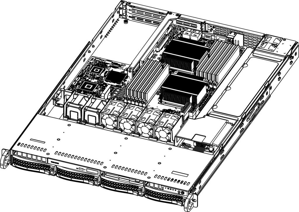 1400 Series IP Video Storage Array Installatie en onderhoud van het chassis nl 19 Een systeemventilator vervangen 1.