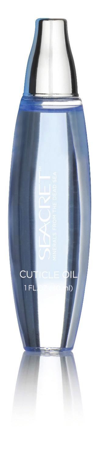 SEACRET www.seacretspa.com cuticle oil 12,95 3 Laat de eerlijke, pure en kracht van de Dode Zee jouw natuurlijke schoonheid naar voren brengen.