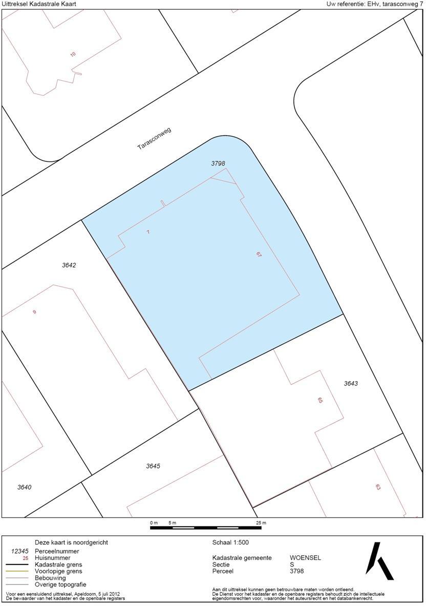 Kadastrale kaart Bestemmingsplan Het bestemmingsplan is te raadplegen op www.ruimtelijkeplannen.