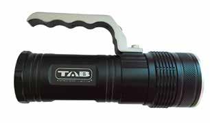 TAB2181 Handschijnwerper met 10W Power-LED Een krachtige, oplaadbare handschijnwerper met een lichtopbrengst van 1000 Lumen.