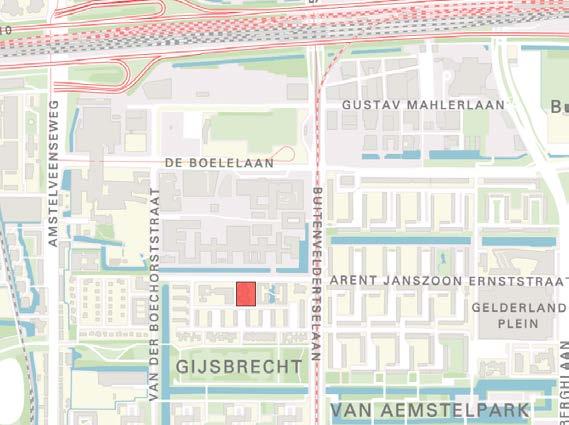 Hiervoor zijn A.J. Ernststraat 1179 en 1187 aangekocht. Figuur 1 Locatie A.J. Ernststraat 1179 De bestaande opstallen op nr. 1179 zullen binnenkort gesaneerd (asbest) en gesloopt worden.