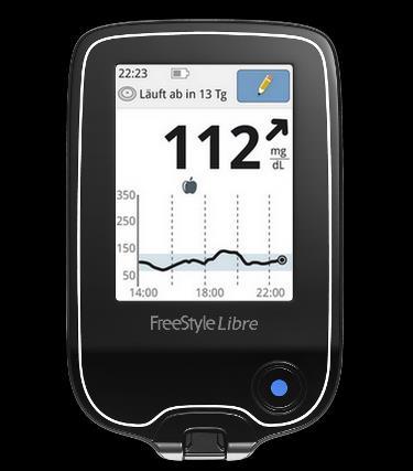 De FreeStyle Libre software De FreeStyle Libre sensor Bepaalt de glucosewaarden en