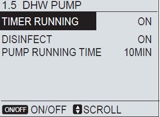 verwarming. T_ DHWP max is de tijd die warmtepomp maximaal echter elkaar mag draaien voor warmwater.