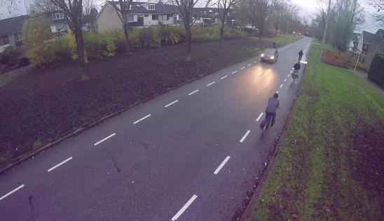 Op basis van de beelden zijn, per 5 minuten, van 50 meter straat de volgende gebruikskenmerken vastgesteld: De