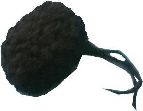 Neus Stap 1: Haak een neus van zwarte wol. Gebruik een haaknaald en wol van 3 mm, 3,5 mm of 4 mm. Zorg dat deze zo groot is dat er een klein balletje (bijvoorbeeld een ping-pong-bal) in kan.