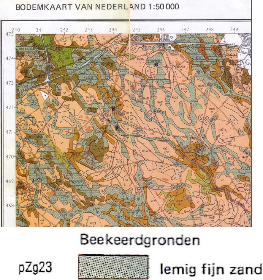 : Bodem in Ambt Delden en met * zijn aangegeven de drie reeds