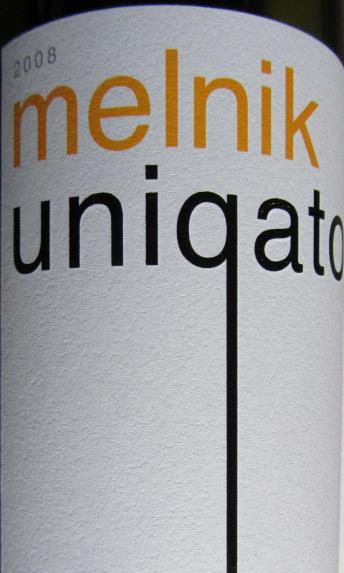 4. Bulgarije - Uniqato Melnik 2008 - prijs 10.00 Met 13% vol. alcohol gehalte behoort deze mooie Bulgaarse wijn van het druivenras melnik tot de betere.