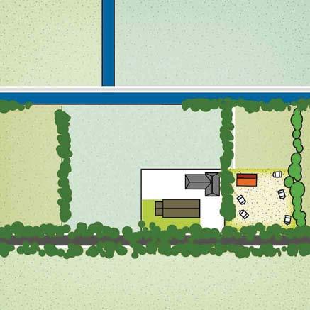 3. Inpassing erfbeplanting Een mooi erf is goed ingepast in de omgeving. We hechten dan ook veel waarde aan een goede erfbeplanting.