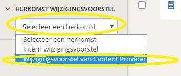 Let op: indien u diverse artikelen heeft waarvan u weet dat deze niet kantoorspecifiek zijn gemaakt, kunt u wijzigingsvoorstellen op deze artikelen automatisch verwerken.