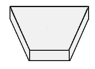 Wiskundige Geletterdheid/V1 14 DBE/November 2012 5.2 Die trap by Maria se voordeur is in die vorm van 'n simmetriese trapesiumprisma soos hieronder aangetoon. Die trap is van beton gemaak.
