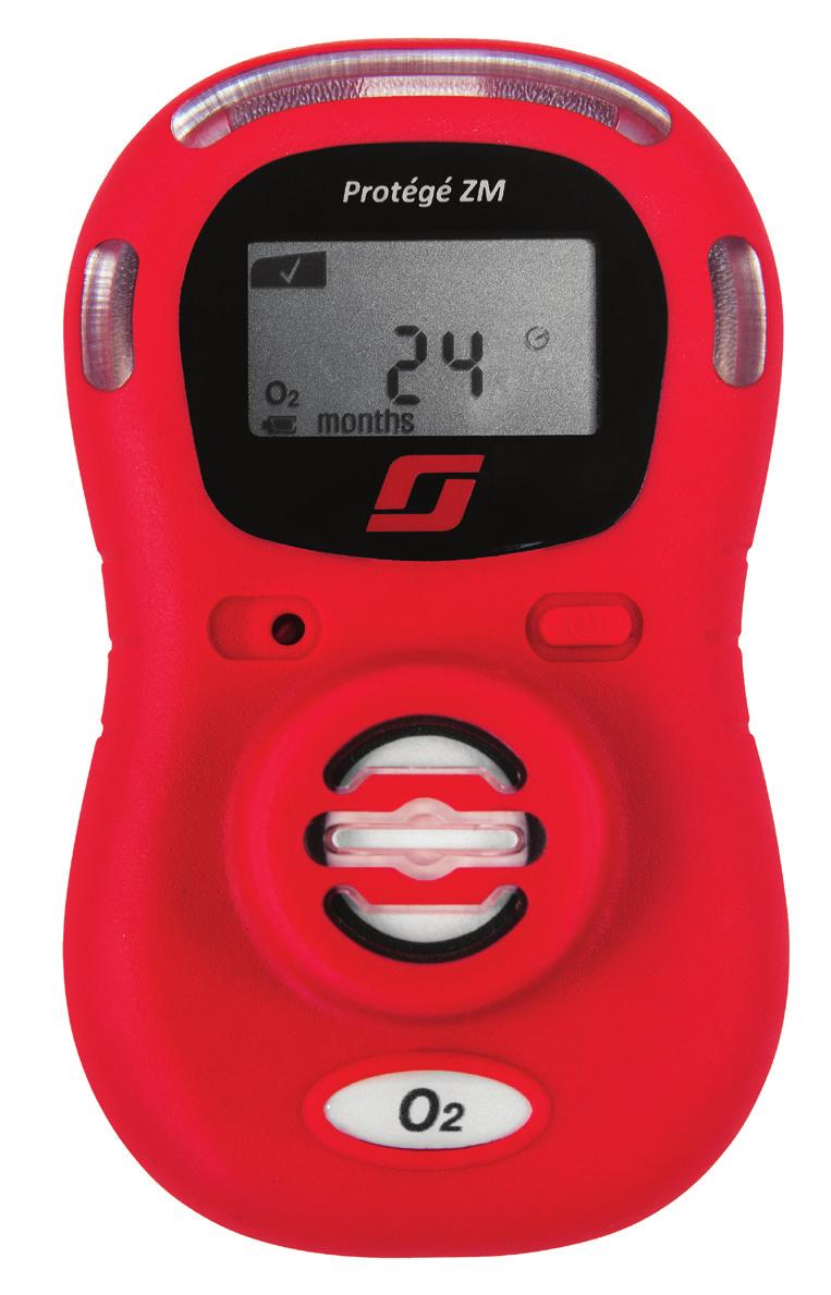 High-visibility LED alarm LCD with gas reading or time remaining Customizable settings Use hibernate mode on