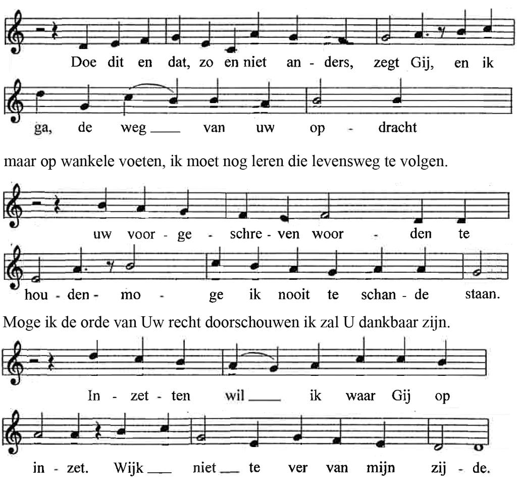 Tafelgebed: Open mij voor jou Tekst: Hein Stufkens; muzoek: Fokke de Vries Open mij voor jou, adem van het heelal zon der zonnen, cirkel onbegonnen, eindeloze ongenoemde vader, moeder van het lieve