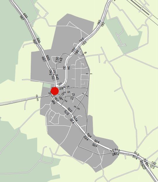 Dorpskern Loenen In Loenen is gekozen voor één centraal meetpunt (zie figuur 3). Het meetpunt is gelegen in het hart van Loenen.
