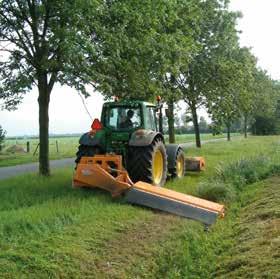 135 Robuuste professionele klepelmaaier Zeer degelijk gebouwd Geschikt voor