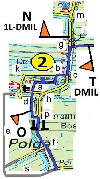 Alle wegen op de rotonde (behalve de IL) hebben DLW s. Weer gedwongen langs RC A. Nieuwe herconstructie f c d e b h b, RC D (HK).