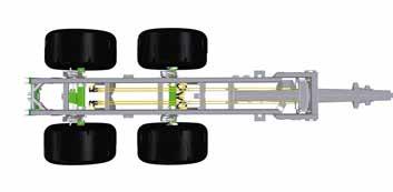 X-TREM Zonder compromis SCAN OM ER MEER OVER TE WETEN SMAL CHASSIS ALGEMEEN Het smalle chassis (760mm) maakt het mogelijk om een kleinere totale breedte en een maximale stuurhoek te combineren.