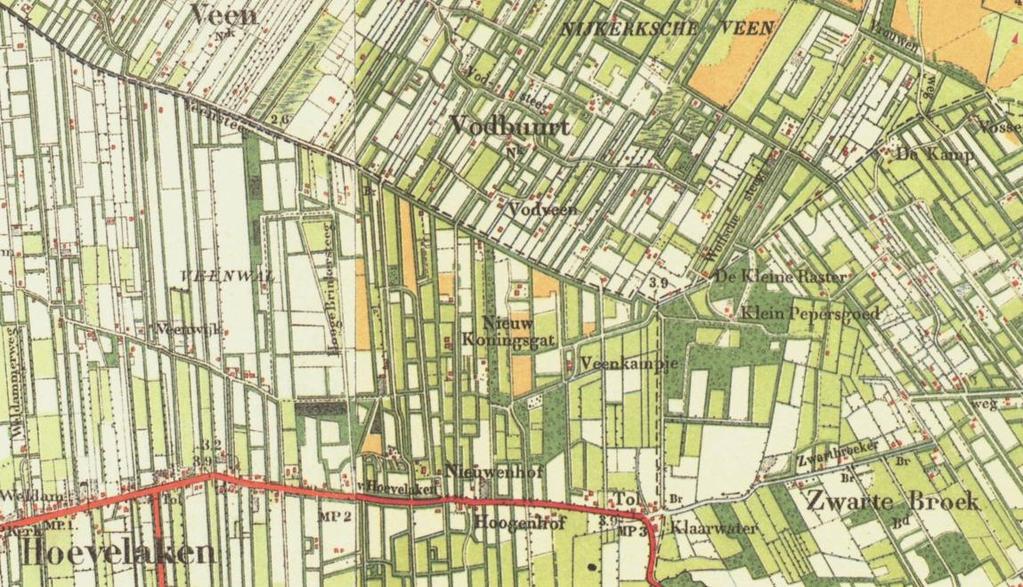 Beschrijving gebied Het plangebied ligt even ten noordoosten van de kern Hoevelaken en maakt onderdeel uit van het Oosterveen, een veenontginningslandschap met verspreid liggende bebouwing.