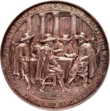 Op de veiling werd hij echter grof overboden. Een penning over het Beleg van Amsterdam (1650), die hij op 10 gulden had begroot, werd afgehamerd op 32 gulden ten gunste van de verzamelaar Enschedé.
