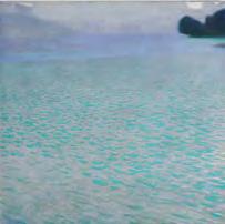 Gustav Klimt, Attersee, 1900 Olie op