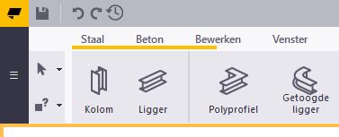 Scheidingsteken De knop Scheidingsteken om verticale en horizontale scheidingsbalken toe te voegen zodat de knoppen in