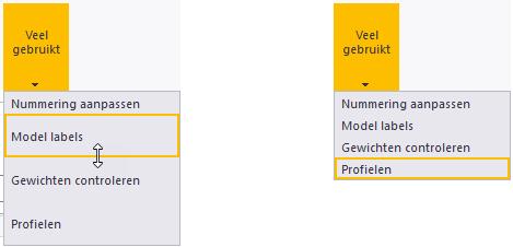 Sla nu het aangepaste lint op, klik hiervoor op de knop. 14.