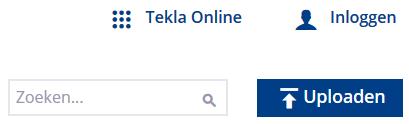 Toegang verkrijgen tot Tekla Warehouse Om toegang te krijgen tot de Tekla Online Services moet u