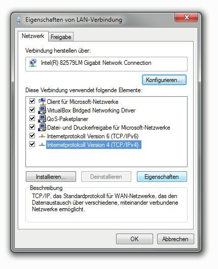 bij Windows 7 onder Netwerk- & Vrijgavecenter > Adapterinstellingen wijzigen.