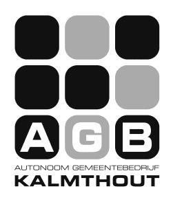 AGB Kalmthout, Kerkeneind 13, B-2920 Kalmthout UITTREKSEL UIT HET REGISTER VAN DE BERAADSLAGINGEN VAN DE RAAD VAN BESTUUR AUTONOOM GEMEENTEBEDRIJF KALMTHOUT.