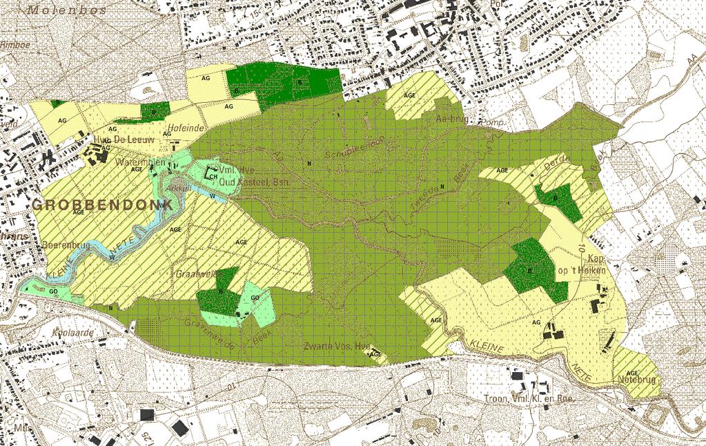 (3) Graafweide-Schupleer: het samenvloeiingsgebied van Kleine Nete en Aa Het samenvloeiingsgebied van Kleine Nete en Aa is zowel een habitatrichtlijngebied als een gebied met bijzondere landschaps-