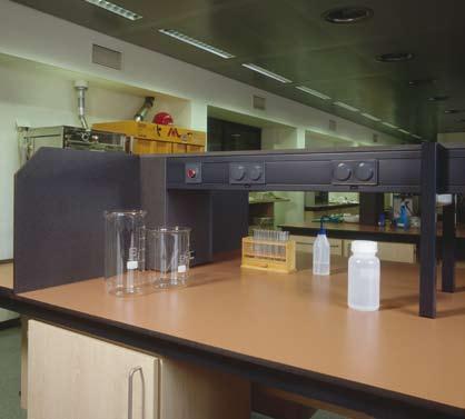 Prettige werkomgeving Een goed ingericht en aantrekkelijk laboratorium is een efficiënte, effectieve en prettige omgeving.