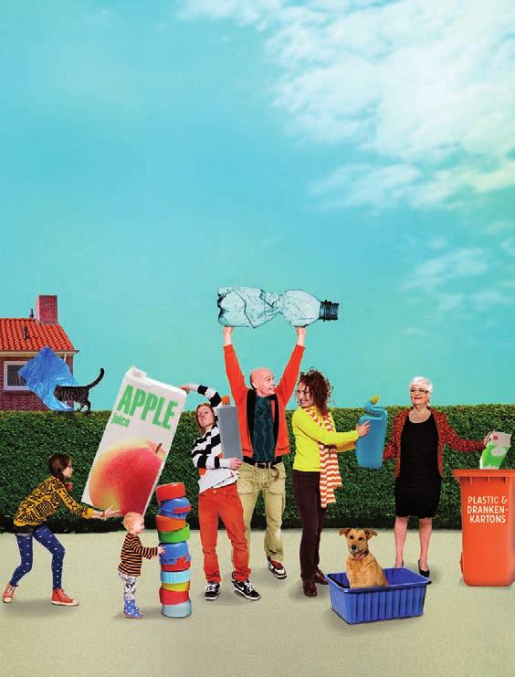 Sinds deze maand kunt u in Velsen ook uw lege drankpakken van sap en zuivel samen met het plasticafval als gescheiden afval aanbieden in de oranje/grijze