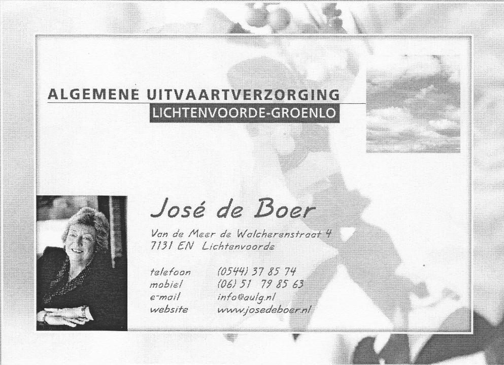 Ledenadministratie: Joke Wolterink, tel. 397073 (via secretariaat KBO) Redactie KBO Mededelingen: Ans Vonhof-Baumann tel.