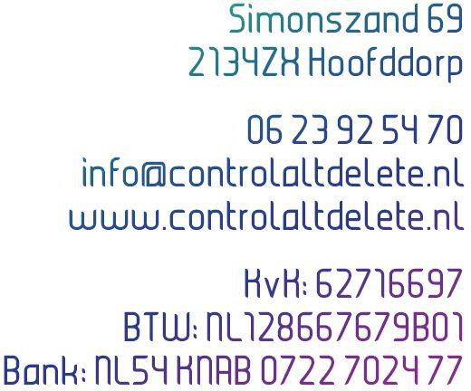 Algemene voorwaarden Control Alt Delete Offerte en aanvaarding Uitvoering van de Diensten Ontwikkelen van Diensten Oplevering en aanvaarding Rechten van intellectuele eigendom Installatie en