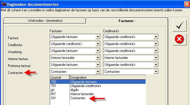 De contracten moeten vanaf heden, net als de waarborgen, gedocumenteerd worden met het gebruik van schadecodes.