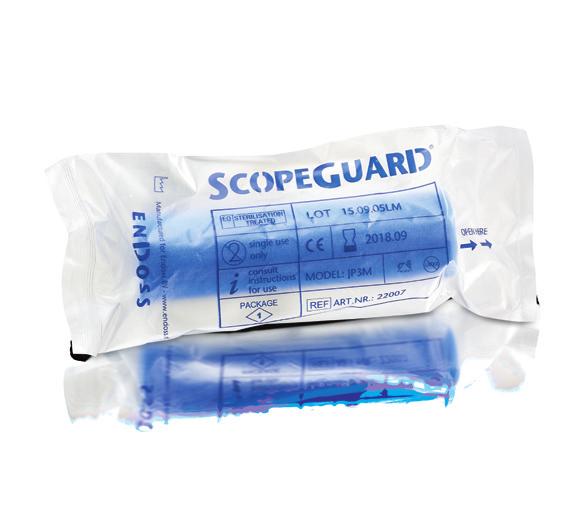 4 CSA CSD SCOPEGUARD De ScopeGuard is de oplossing voor het constant beschermen van het distale eind van de endoscoop. Endoss biedt de ScopeGuard in 3 types aan geschikt voor ieder type endoscoop.
