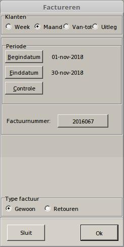 Financieel Boven in de balk kan worden gekozen voor Financieel. In ouder versie staat nog factuur. Dit menu geeft toegang tot 3 menu items. Factuur / Debiteuren en Instellen.