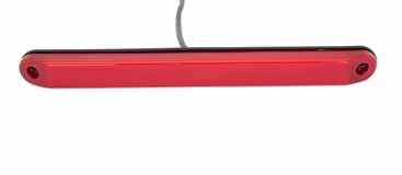 LED MARKERINGSLICHT MINI Universeel - klein model ADR-keur Gegoten behuizing Lichtuitstraling: rood Aansluiting: gegoten kabelaansluiting achterzijde