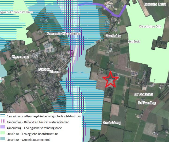 4.5 Ecologische waarden EHS De Ecologische Hoofdstructuur (EHS) is een Nederlands netwerk van bestaande en nieuw aan te leggen natuurgebieden.