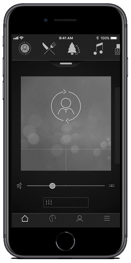 ReSound Smart 3D TM -app De ReSound Smart 3D-app biedt ongeëvenaarde gebruikersvriendelijkheid met slechts een tik met uw vinger.