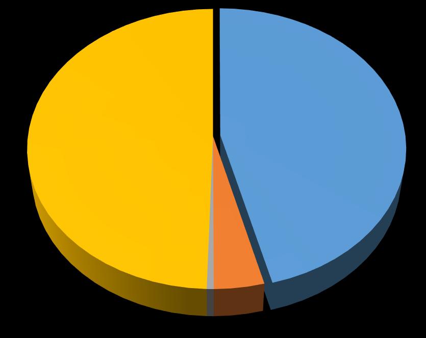 5 216 215 8.12.569,67 7.831.321,1 Totale activa In 216 ziet de samenstelling van de activa als volgt uit: Vaste Activa 216 49% 4% 46% Terreinen en gebouwen Installaties machines.