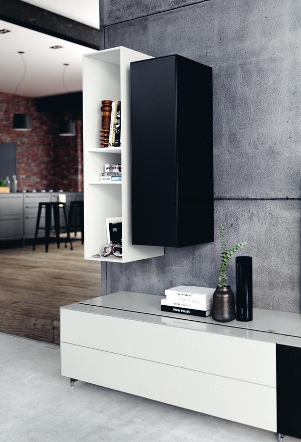 wall Met de hangkasten van Wall kunt u in alle kamers van uw huis genieten van de elegante stijl van Spectral.