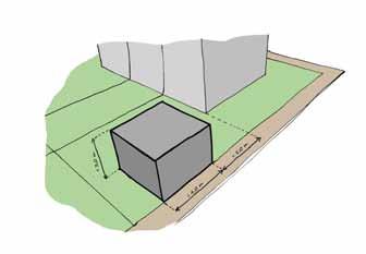Op de voorkant Plaatsing en afmetingen Hoogteplaatsing en hoogte-afmetingen zijn gelijk aan de al aanwezige vergunde dakkapellen op het betreffende dakvlak.